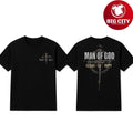 Man Of God Shirt Husband Dad Pappy Two Sided Shirt