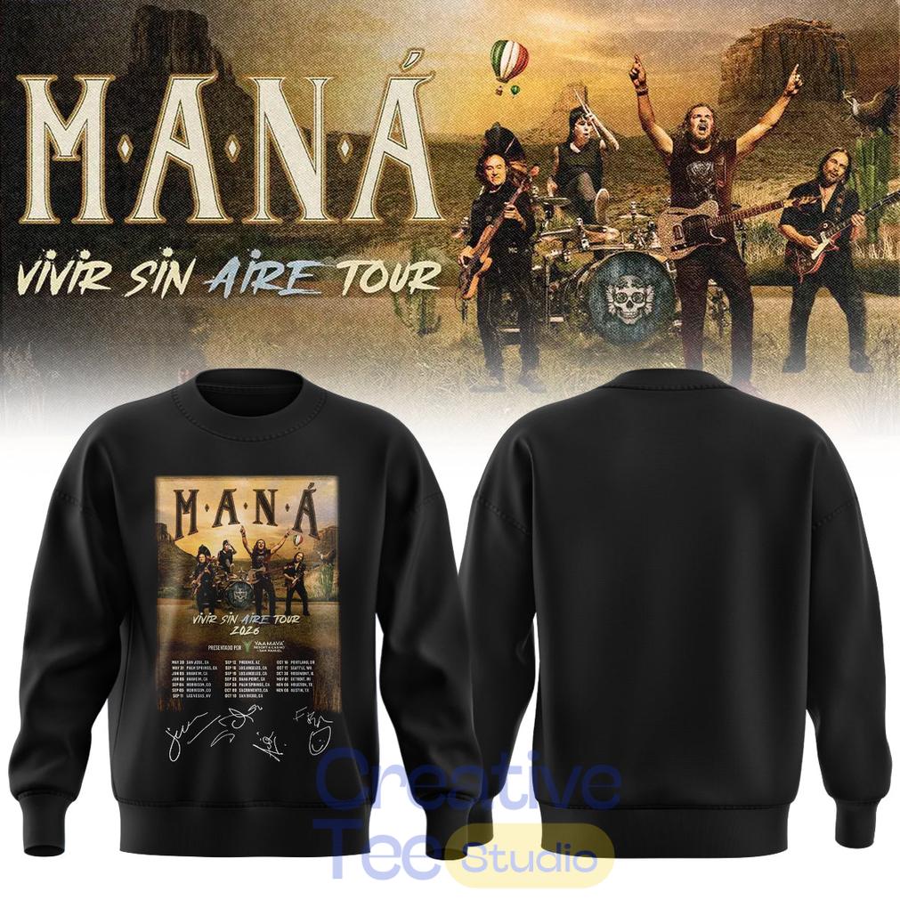 Maná “Vivir Sin Aire Tour” Limited Edition Sweatshirt