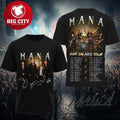 Mana Vivir Sin Aire Tour 2026 Concert Two Sided Shirt