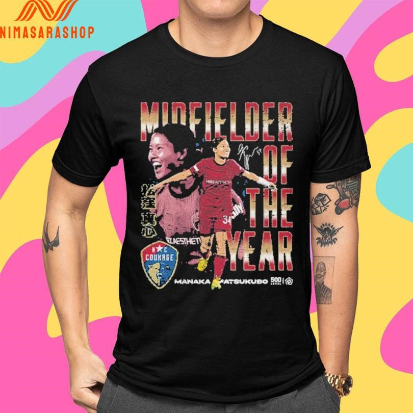 Manaka Matsukubo North Carolina Courage 2026 Midfielder Of The Year Shirts