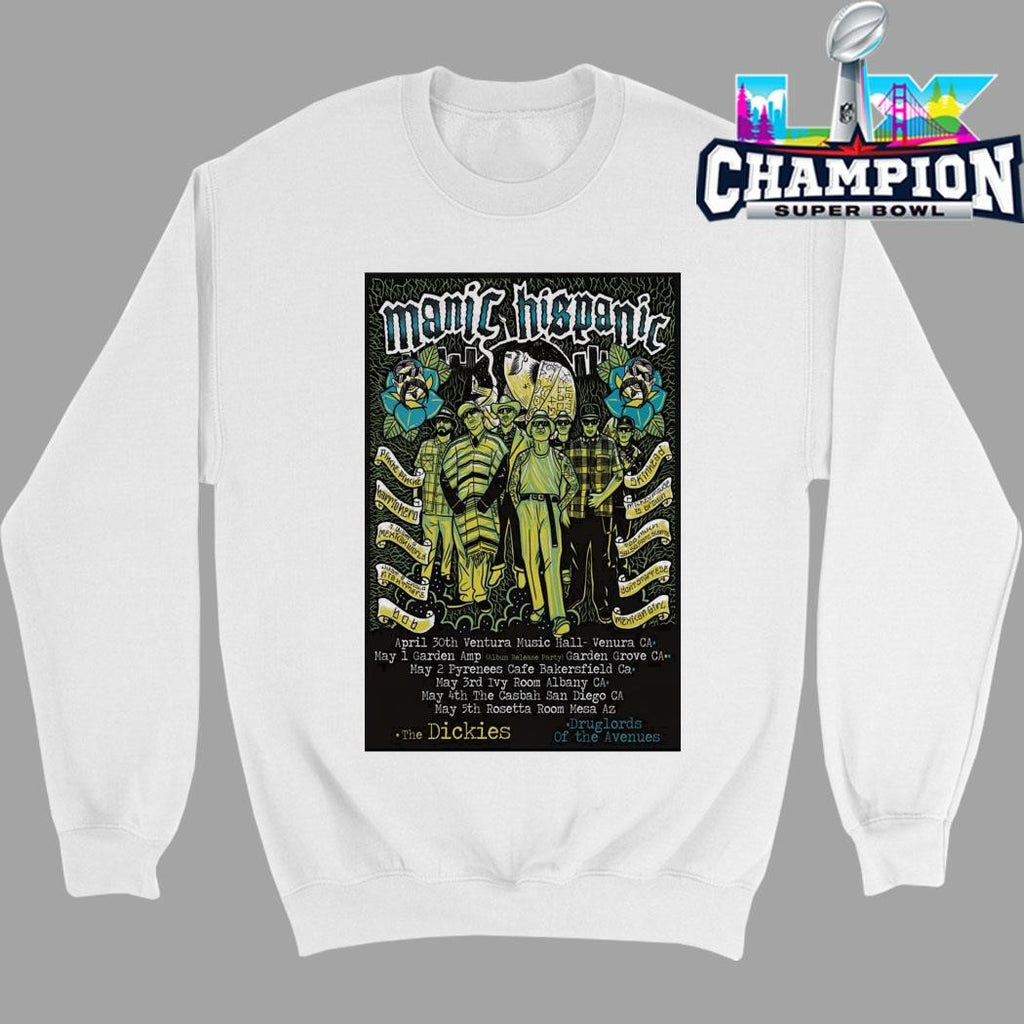 Manic Hispanic 2026 American Tour Shirt