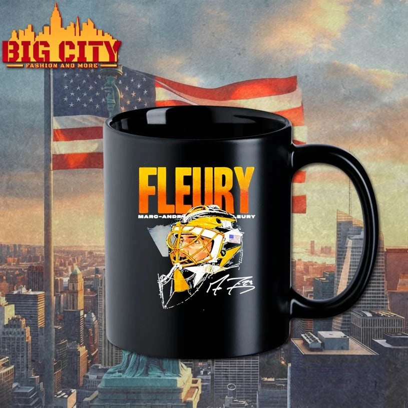 Marc-Andre Fleury Pittsburgh Hockey Mask WHT Shirt