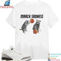 March Sadness Raccoon Basketball T-shirts