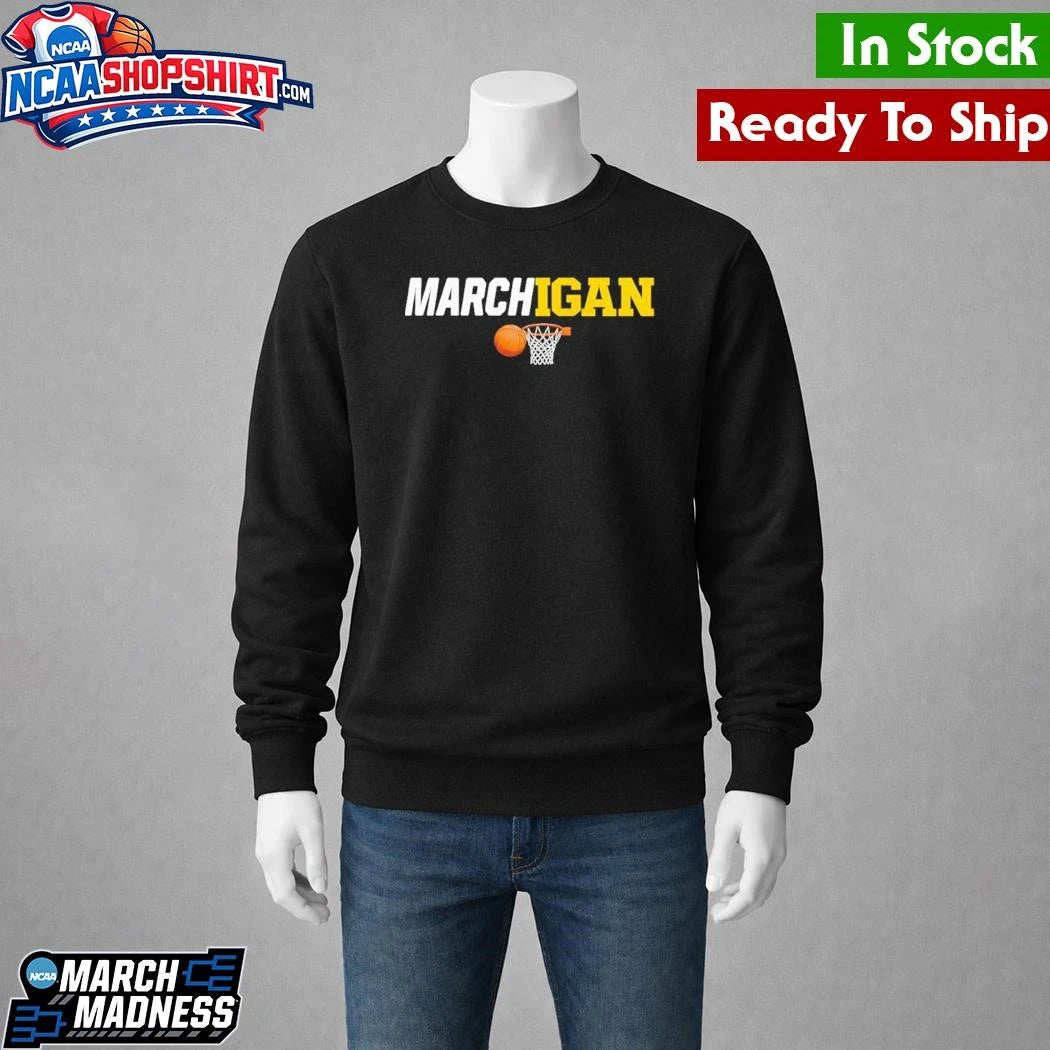 Marchigan Michigan Wolverines Basketball March Madness Shirt