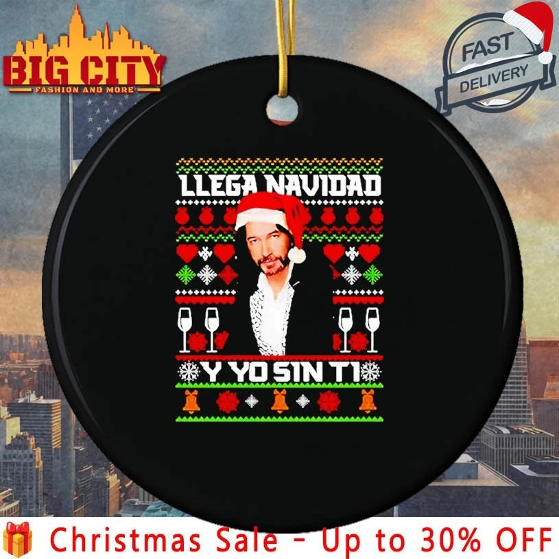 Marco Antonio Solis Llega Navidad Y Yo Sin Ti ugly christmas shirt