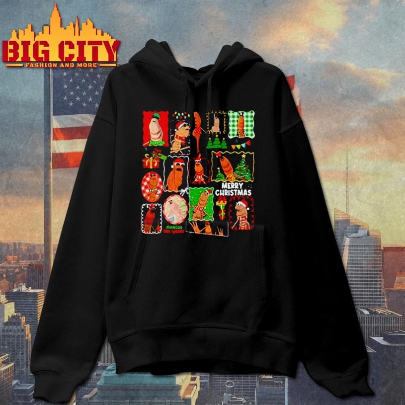 Marcus The Worm Xmas I don’t like this rock Christmas shirt