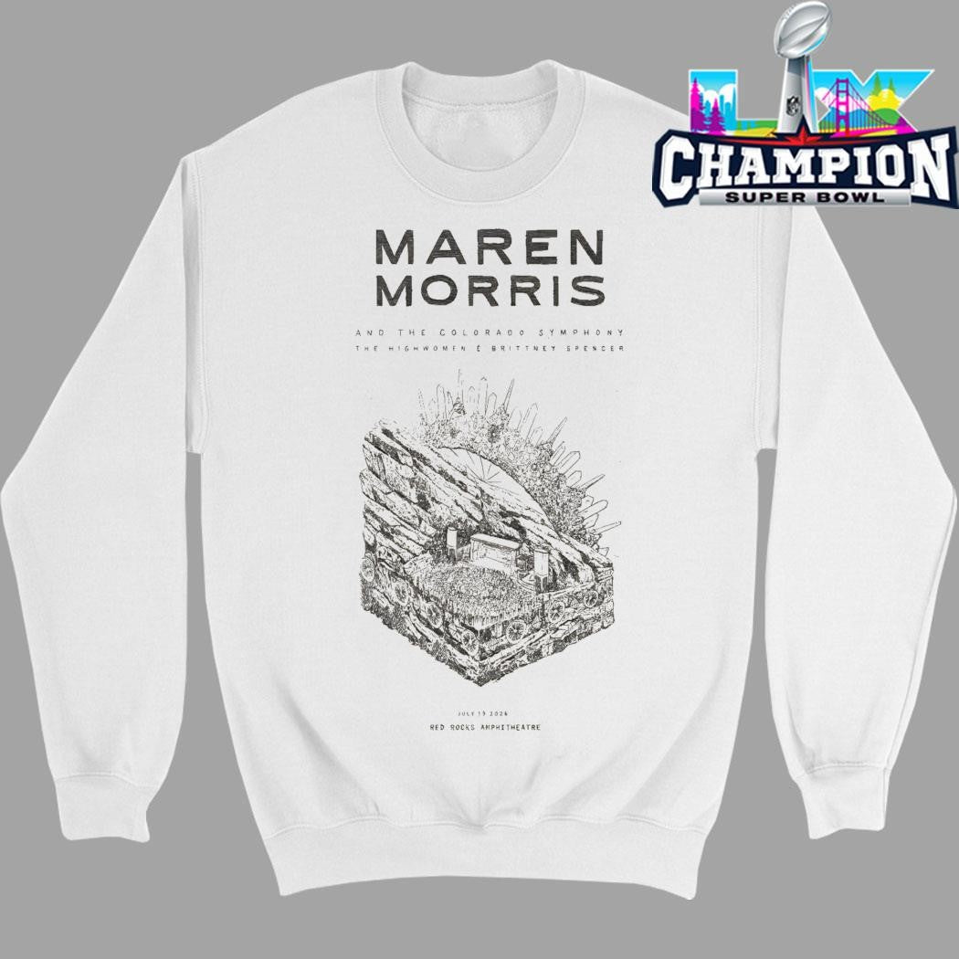 Maren Morris Jul 19 2026 Red Rocks Amphitheatre In Morrison Co Shirt