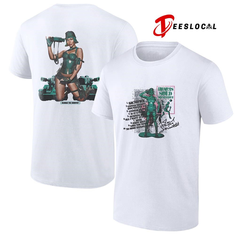 Mariah the Scientist hearts sold separately tracklist shirt