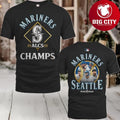 Mariners ALCS Champs 2025 New Two Sided Shirt