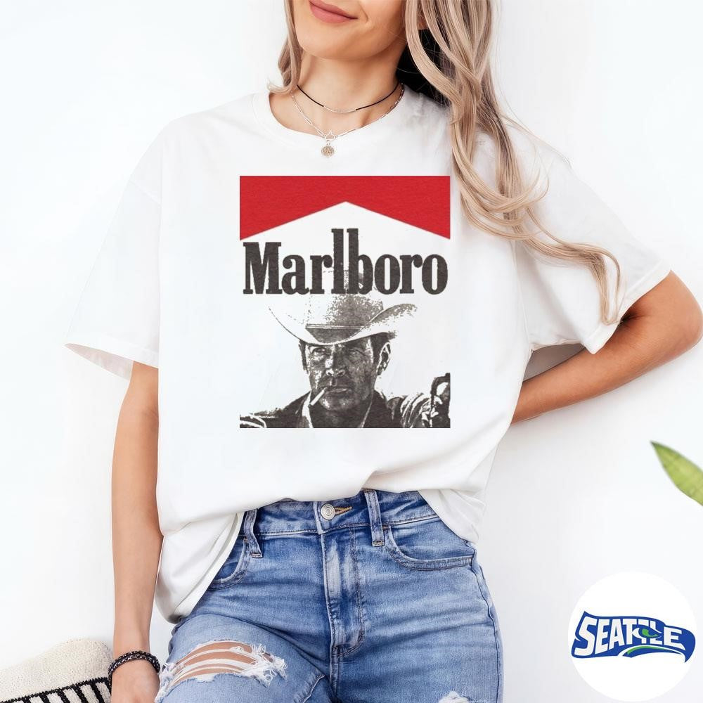 Marlboro Cigarettes Cowboy Marlboro Man 2026 Poster shirt