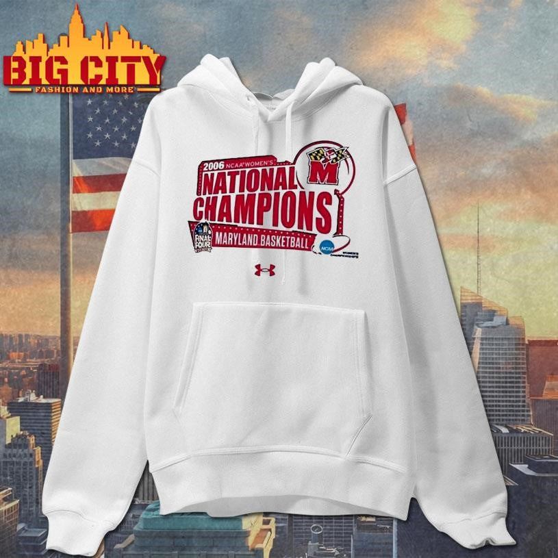 Maryland Terrapins 2006 Ncaa Women’s Basketball National Champions Under Armour Shirt
