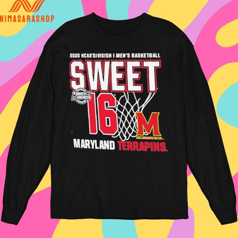 Maryland Terrapins 2026 Ncaa Division I Men’s Basketball Sweet March Madness Shirts