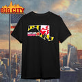 Official Maryland Terrapins Champion State Shape Shirt