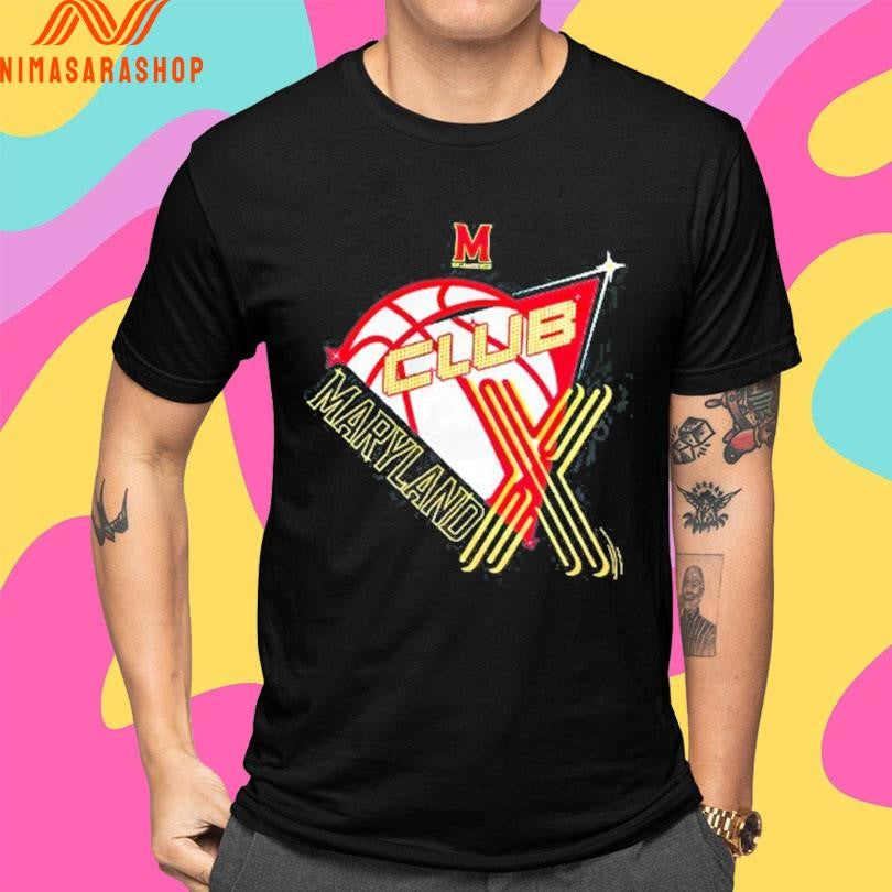 Maryland Terrapins Men’s Basketball Club Logo Shirts