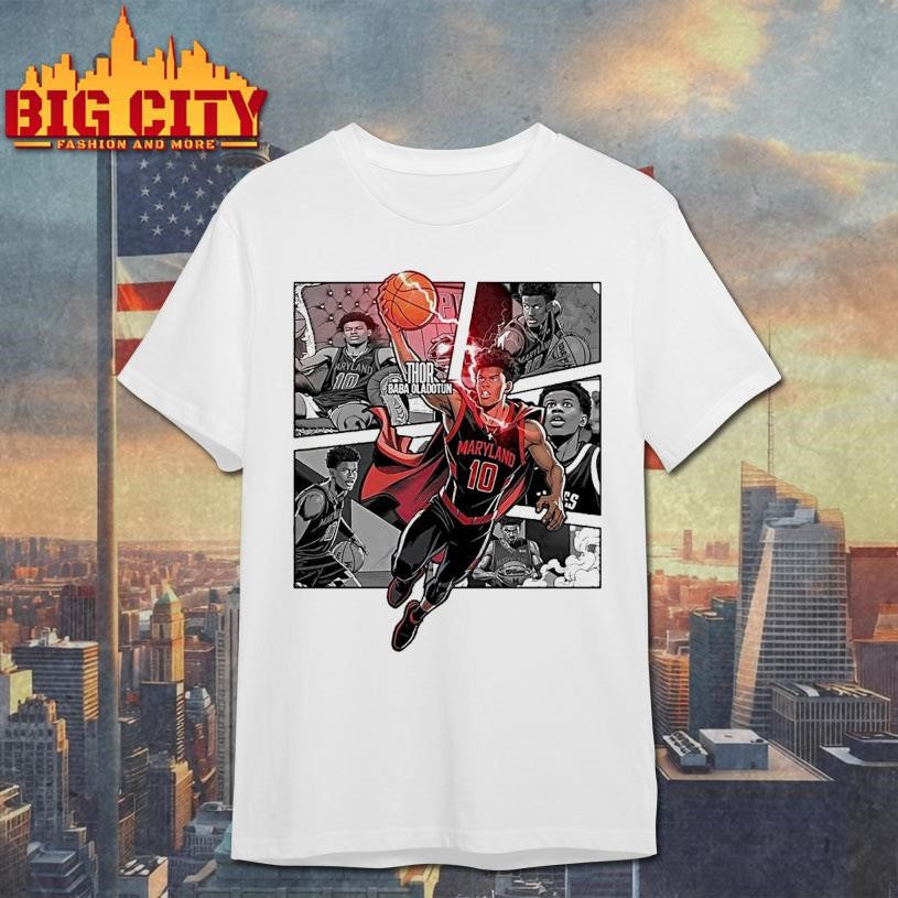 Maryland Terrapins Thor Baba Oladotun The Dmv Avengers Shirt