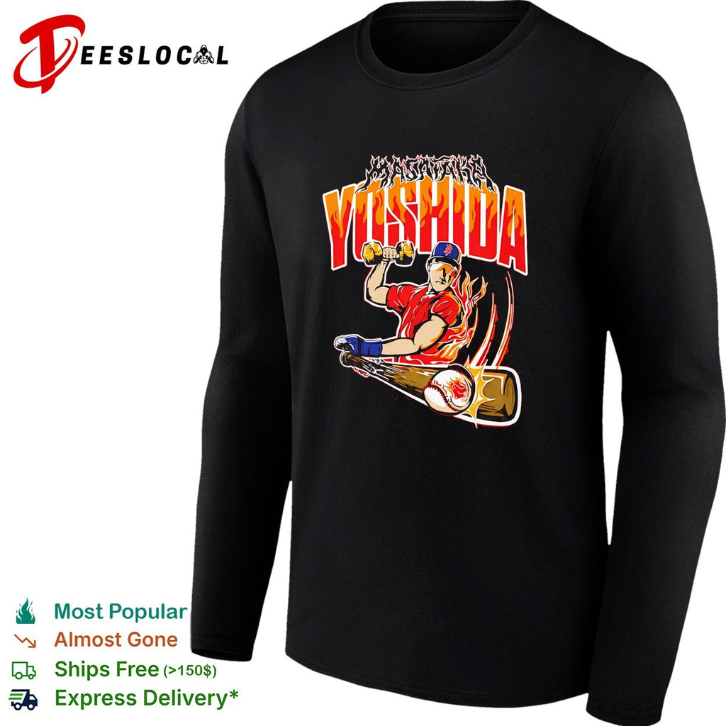 Masataka Yoshida Boston Red Sox holding gold dumbbell 2026 shirt