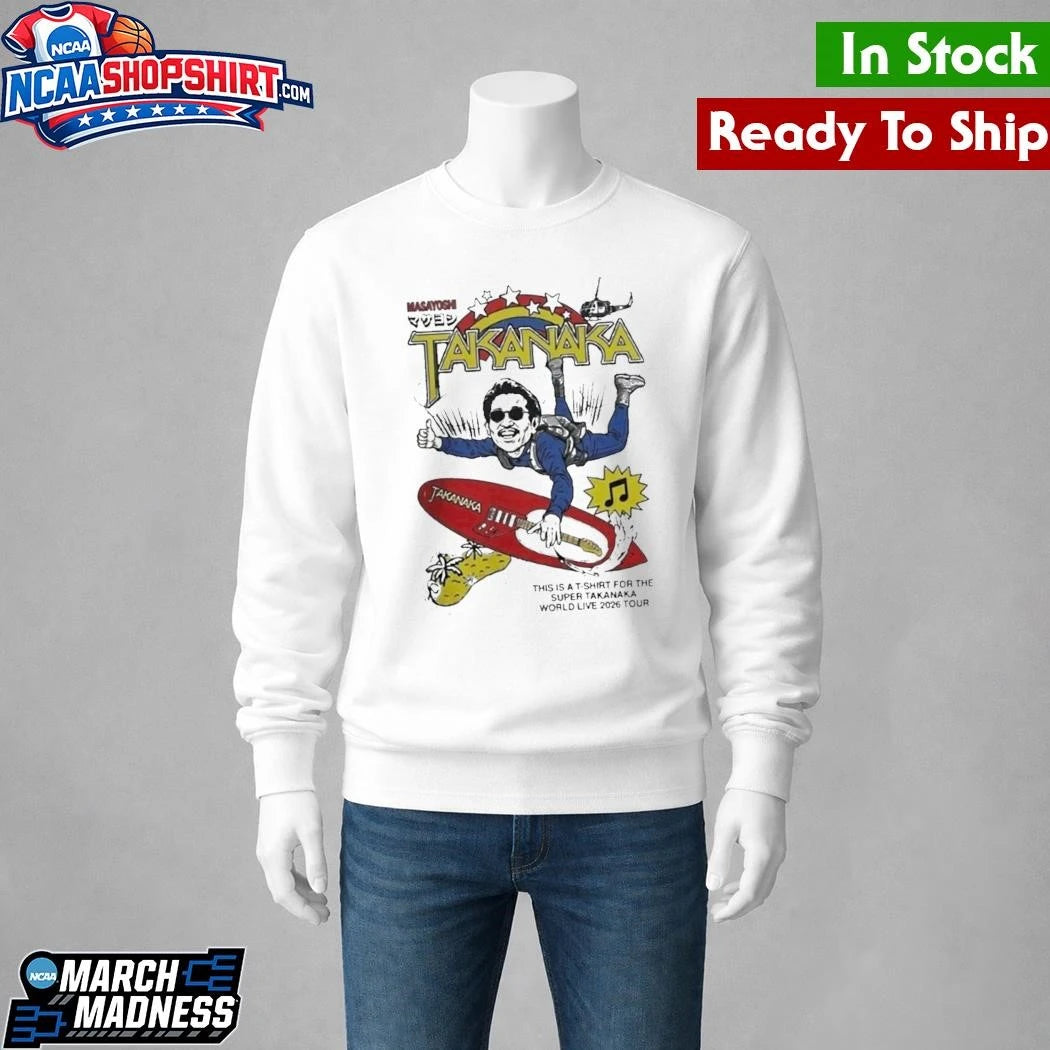 Masayoshi Tanaka Super Takanaka World Tour 2026 Sky High Strumbird Shirt