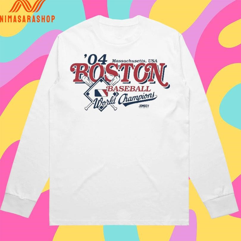 Massachusetts USA ’04 Boston Baseball World Champions Shirts