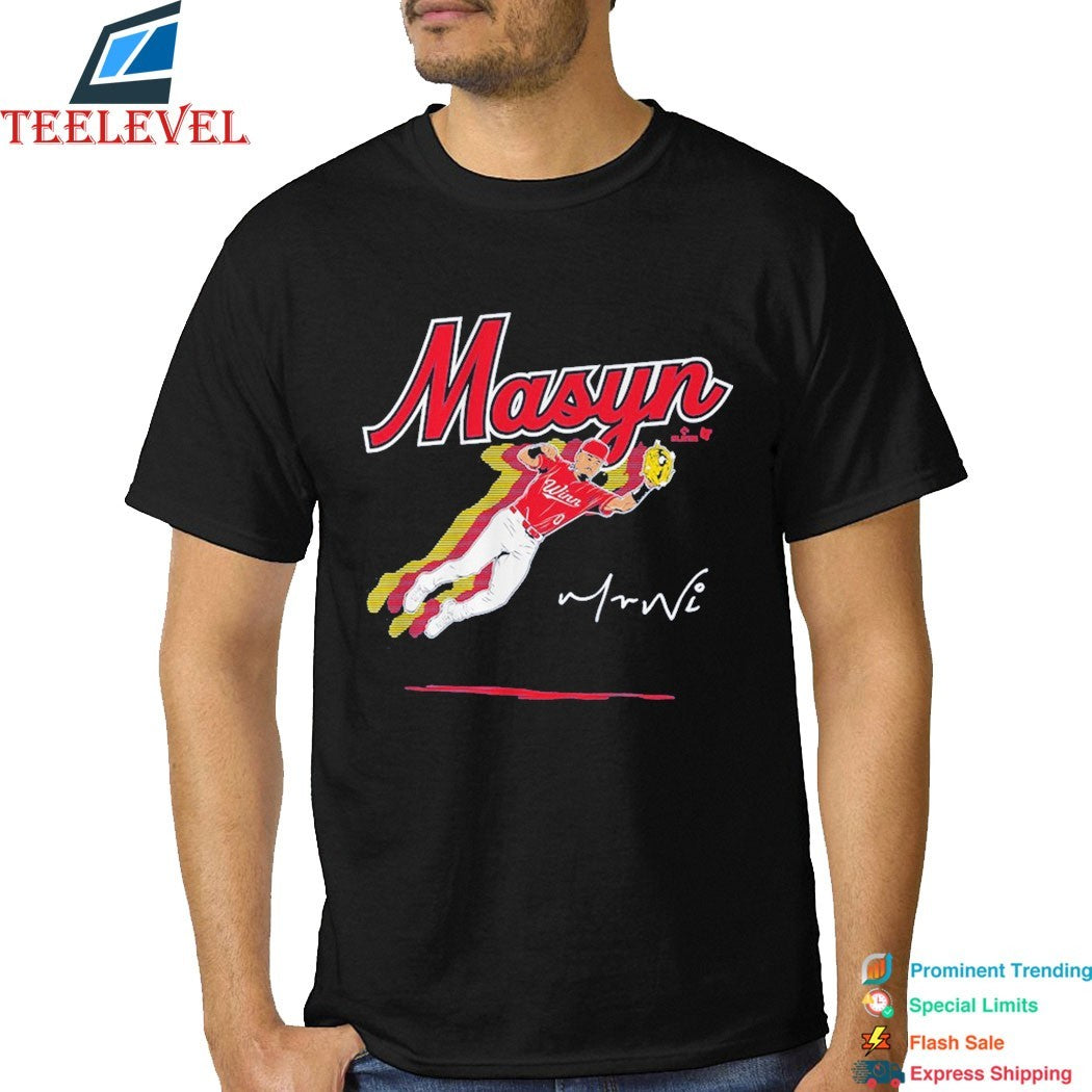Masyn Winn Superstar Pose St Louis Cardinals  T-Shirts
