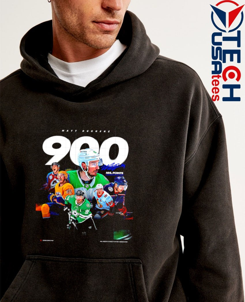 Matt Duchene 900 NHL point signature shirt