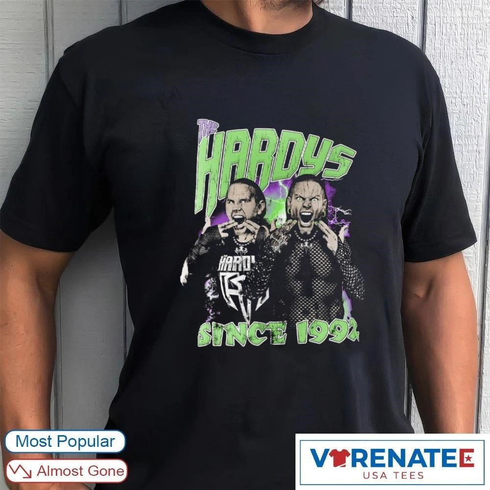 Matt Hardy And Jeff Hardy The Hardys Since 1992 TNA Wrestling shirt