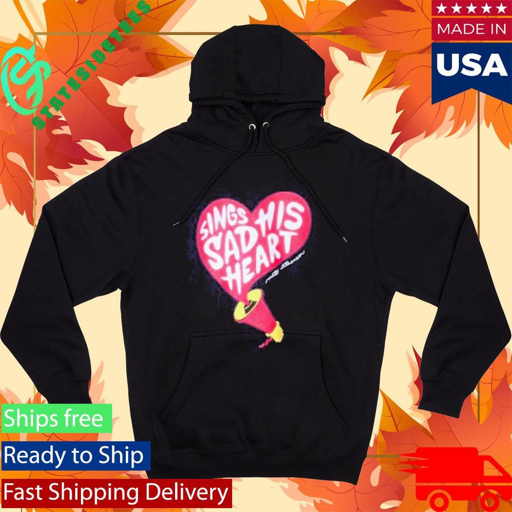 Matt Nathanson Megaphone Sings Sas His Heart Shirt