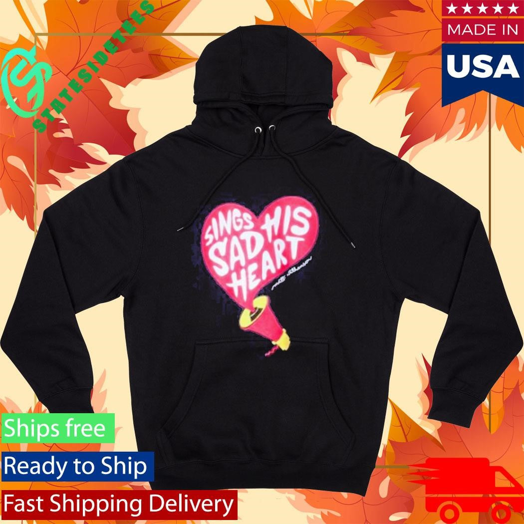 Matt Nathanson Megaphone Sings Sas His Heart Shirt