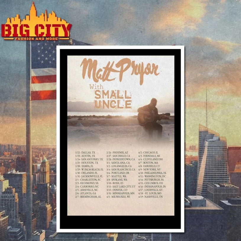 Matt Pryor 2026 The Salton Sea Tour Poster shirt
