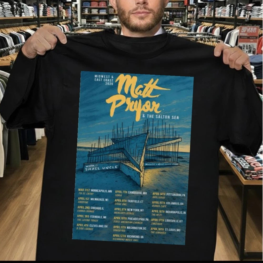 Matt Pryor Midwest And East Coast Tour 2026 Poster Shirt