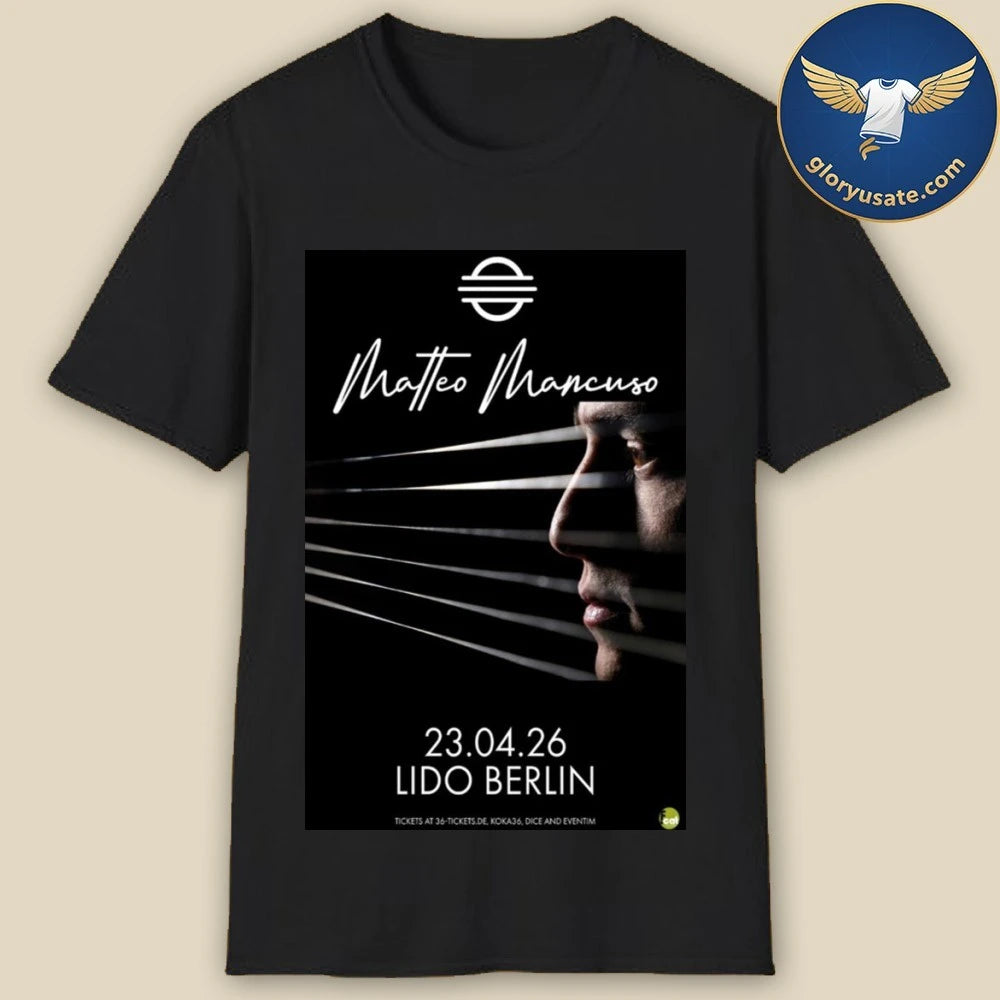 Matteo Mancuso Apr 23 2026 Lido Berlin Poster Shirt