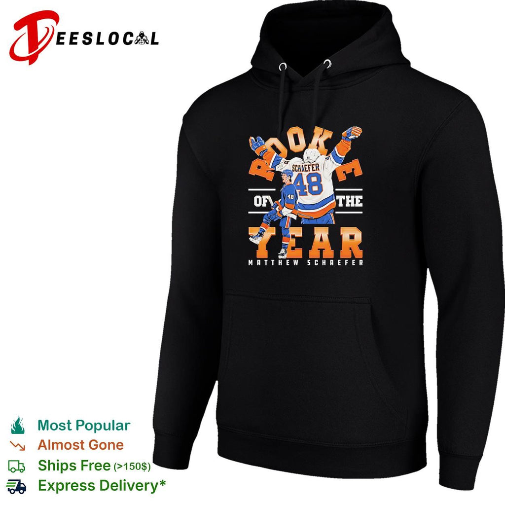 Matthew Schaefer 48 New York Islanders NHL Rookie of the Year shirt