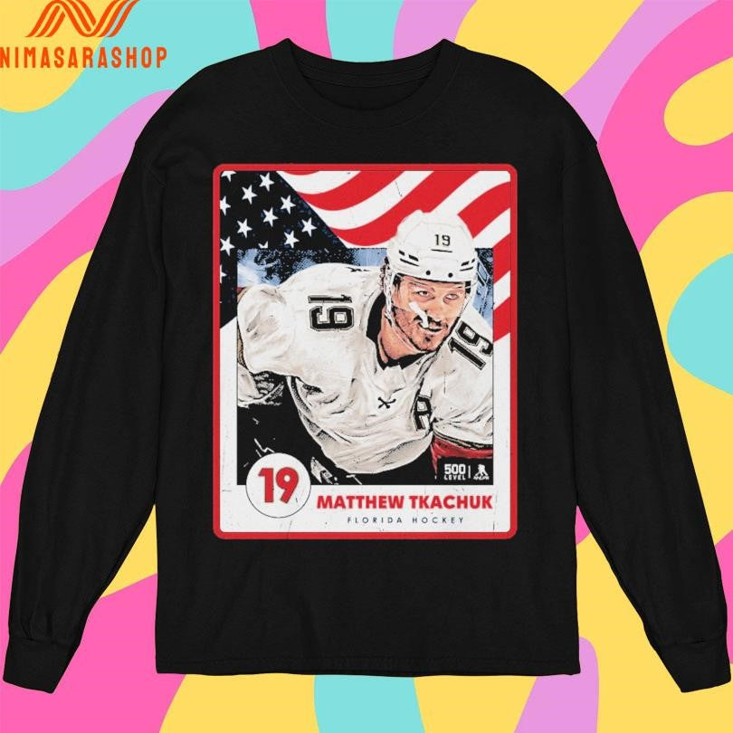 Matthew Tkachuk Florida Hockey USA Card Shirts