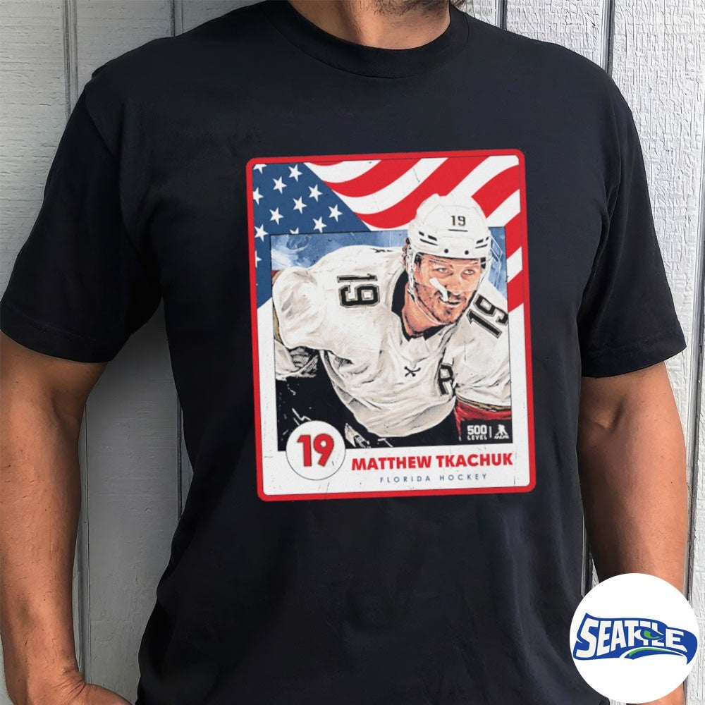Matthew Tkachuk Florida Panthers Hockey USA Team Card shirt