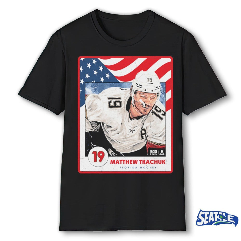 Matthew Tkachuk Florida Panthers Hockey USA Team Card shirt