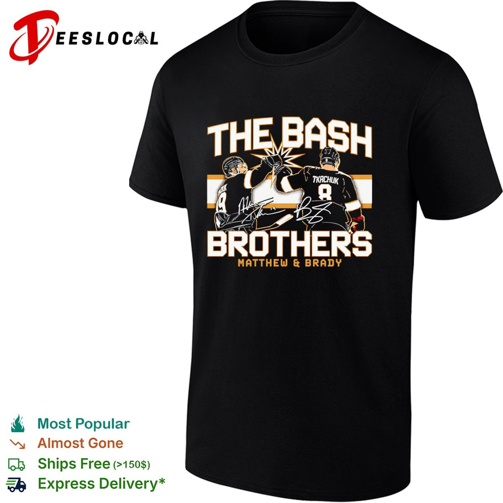 Matthew Tkachuk and Brady Tkachuk NHL The Bash Brothers Matthew and Brady signature shirt