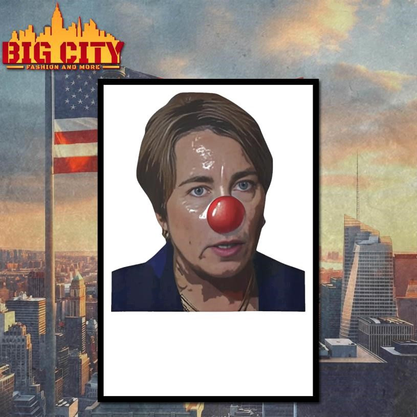 Maura Healey Cartoon Clown Nose Shirt