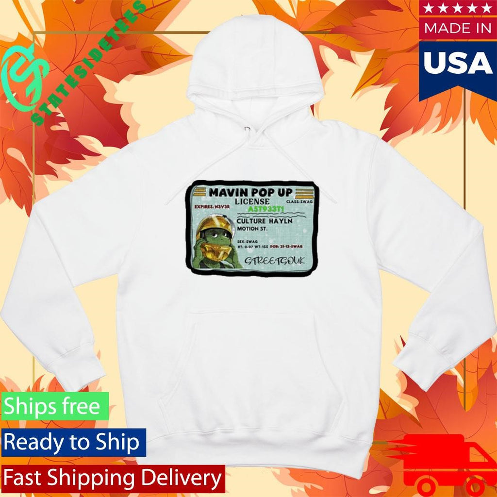 Mavin Pop Up License Shirt