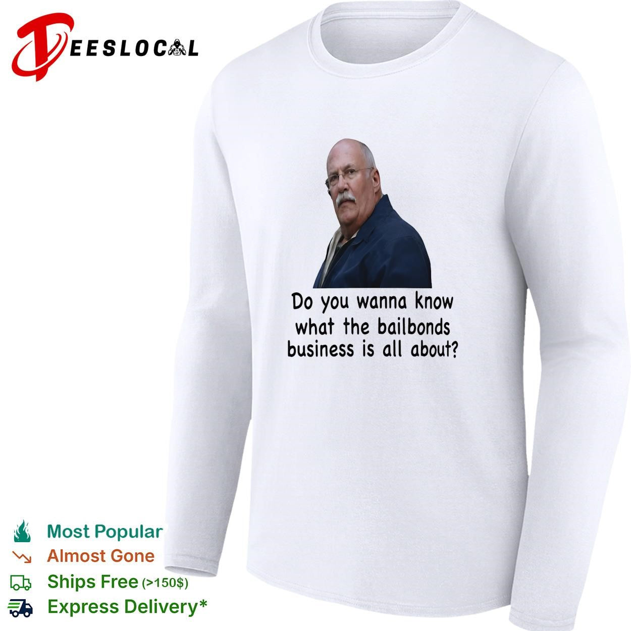 Max Cherry Jackie Brown do you wanna know what the bailbonds business is all about man portrait shirt