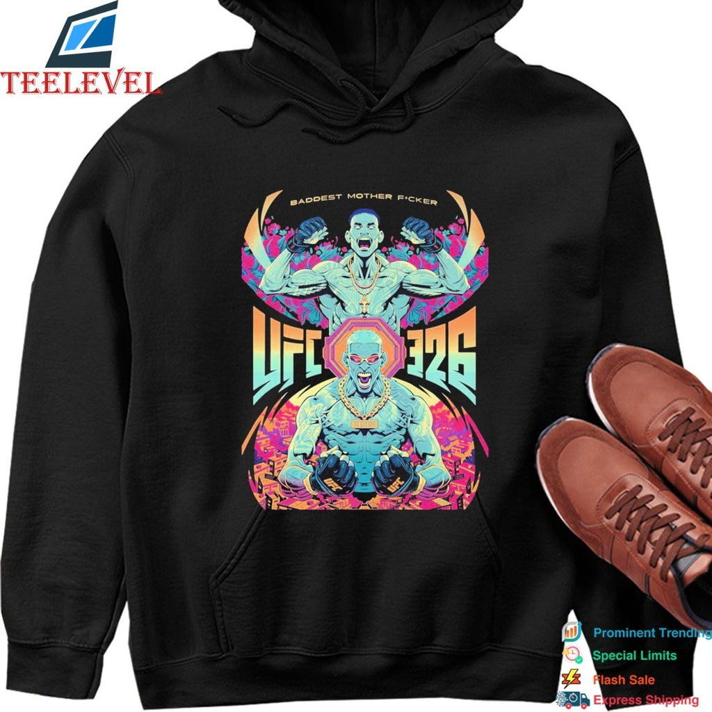 Max Holloway Vs Charles Oliveira UFC 326 Baddest Mother Fucker T-Shirts