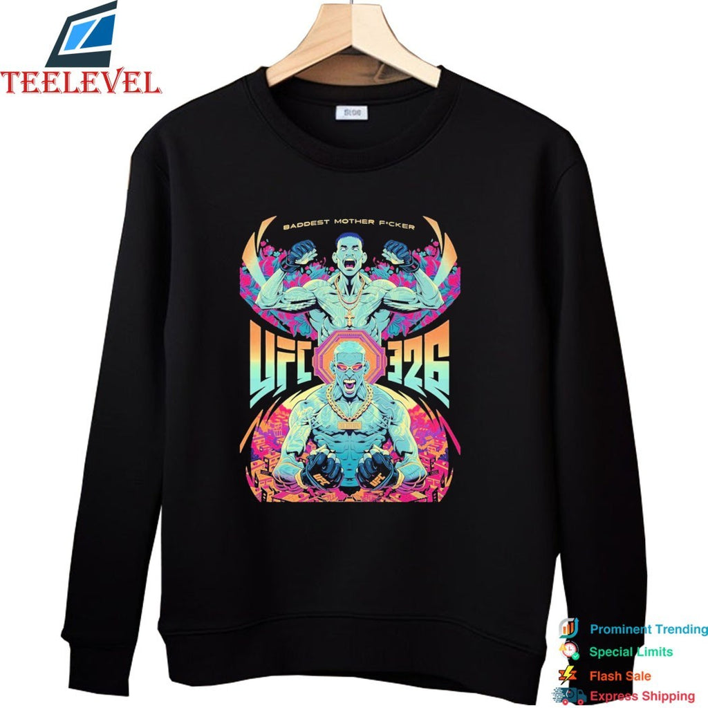 Max Holloway Vs Charles Oliveira UFC 326 Baddest Mother Fucker T-Shirts