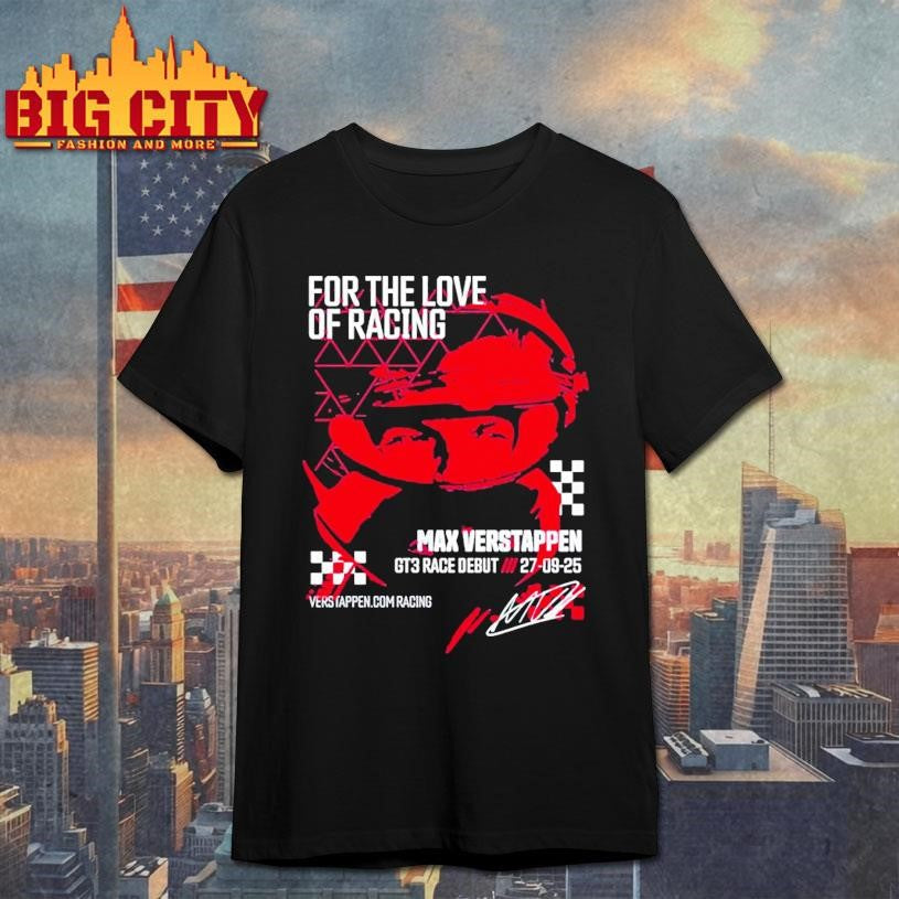 Max Verstappen Gt3 Race Debut Sep 27 2025 Event Shirt