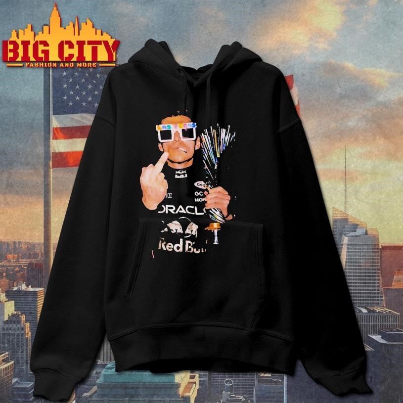 Max Verstappen Pink Lego Sunglasses Middle Finger Shirt