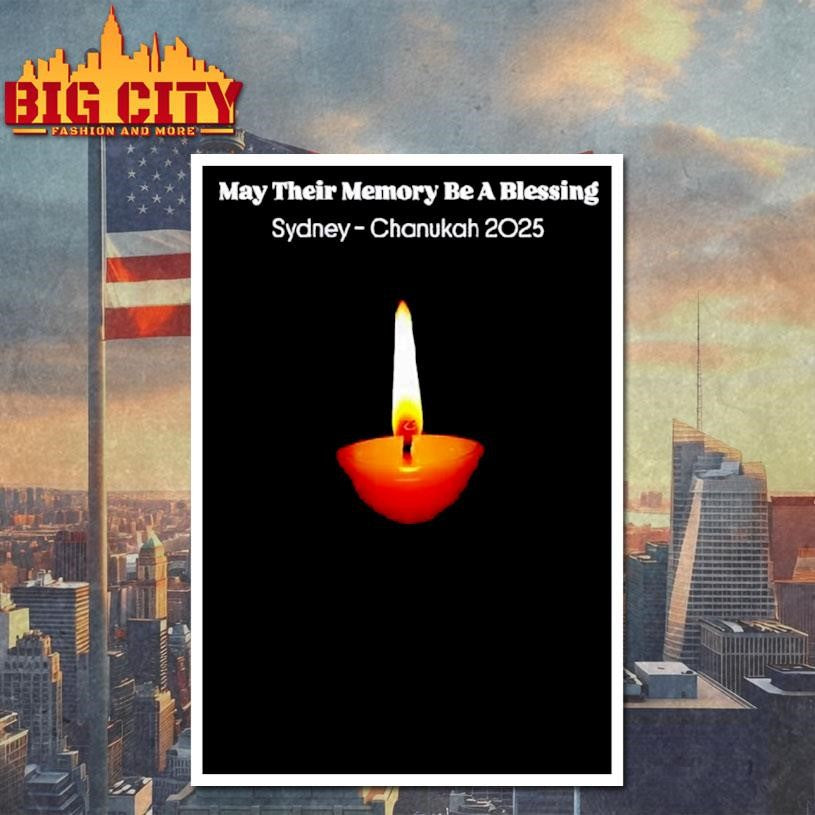 May Their Memory Be A Blessing Sydney Chanukah 2025 Shirt