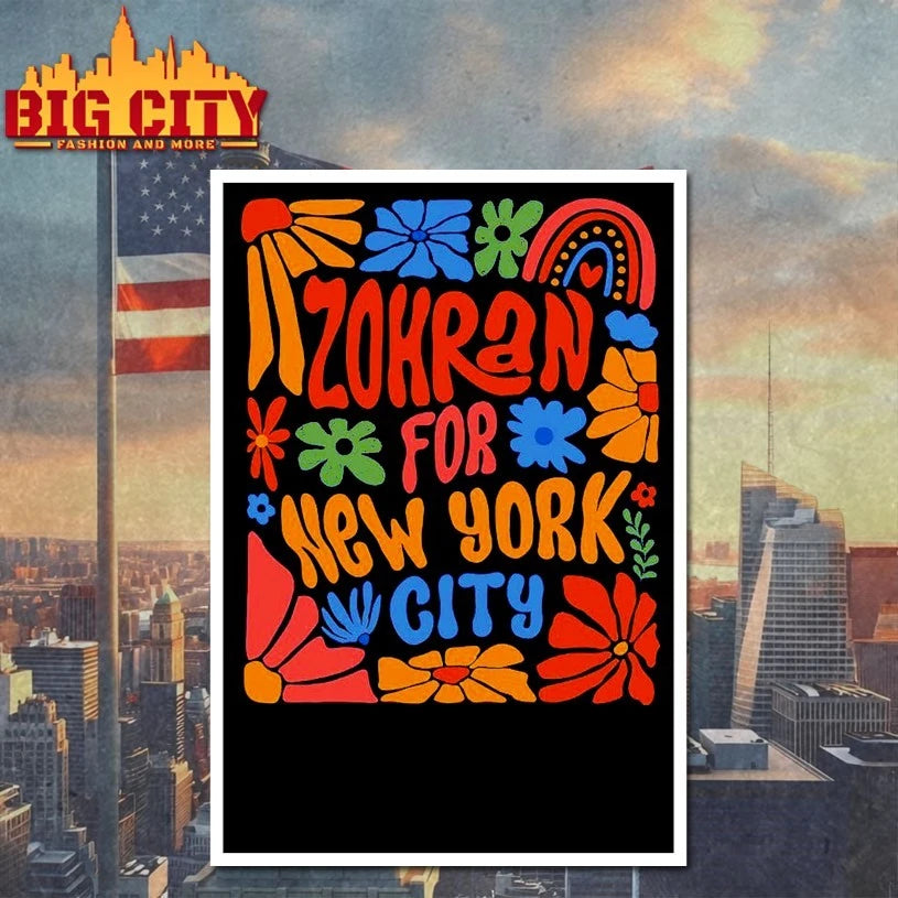 Mayor Mamdani 2025 – NYC’s First Muslim Mayor – Vote Zohran Rank Zohran shirt