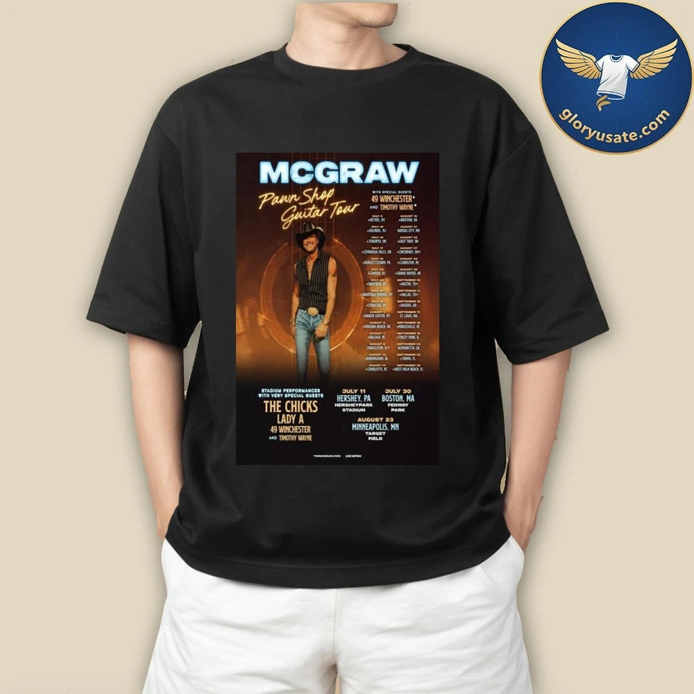 McGraw Pawn Shop Guitar Tour 2026 Poster Shirt