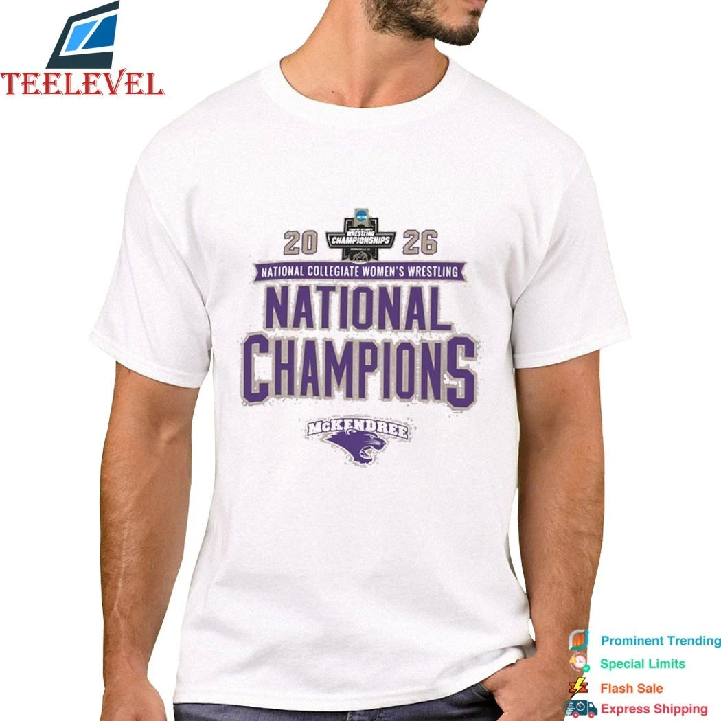 McKendree Bearcats 2026 NCAA Women’s Wrestling National Champions Shirts