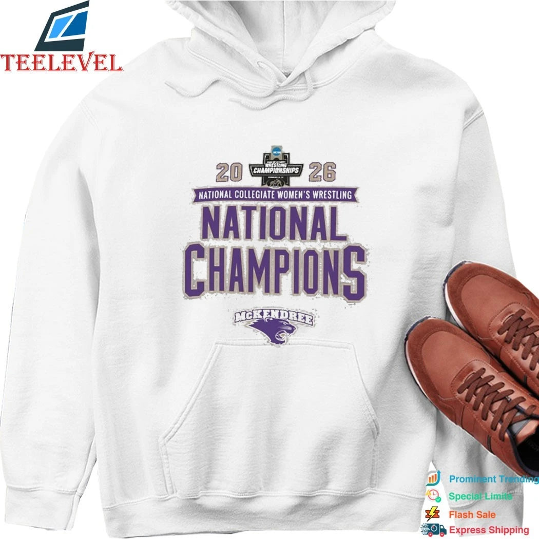 McKendree Bearcats 2026 NCAA Women’s Wrestling National Champions Shirts