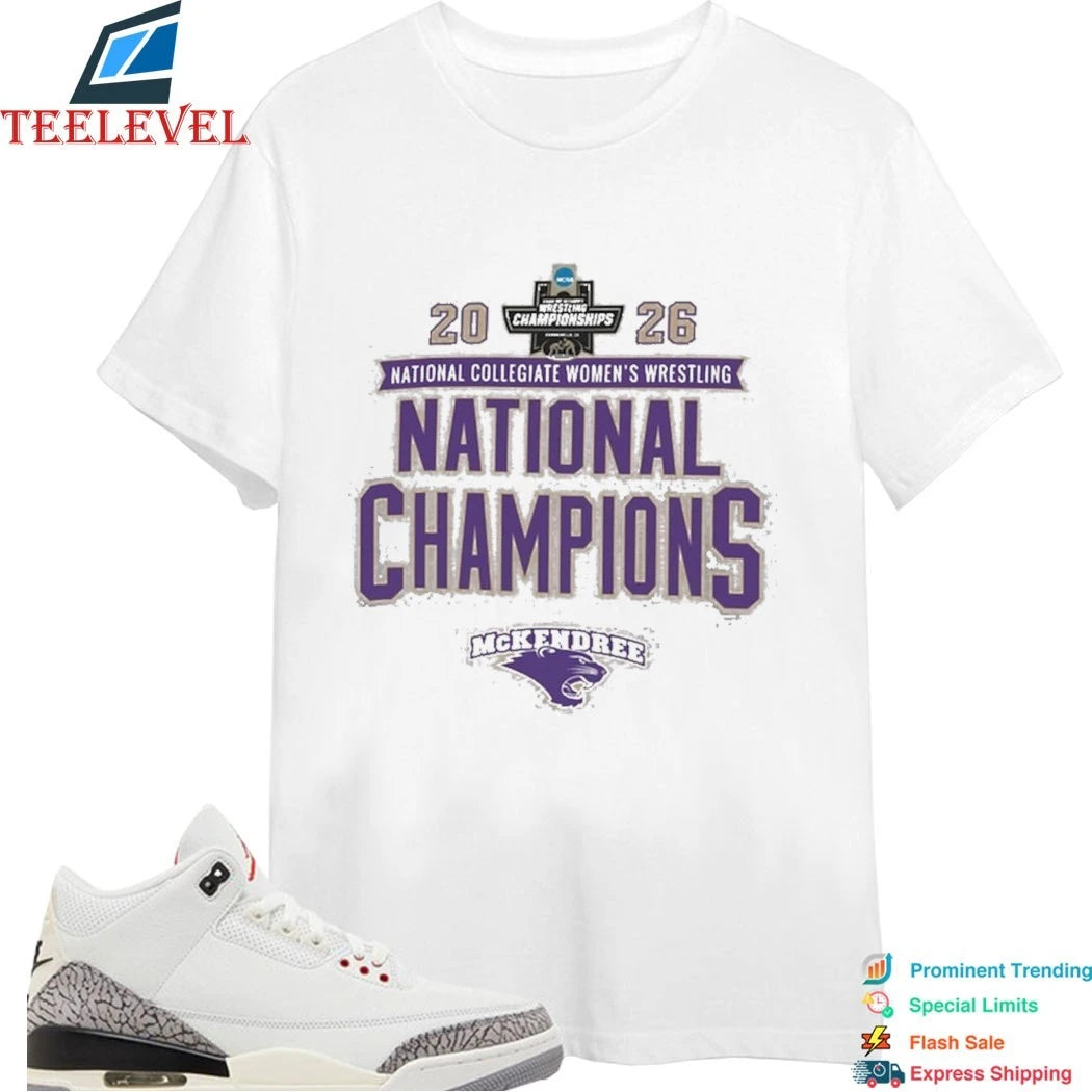 McKendree Bearcats 2026 NCAA Women’s Wrestling National Champions Shirts