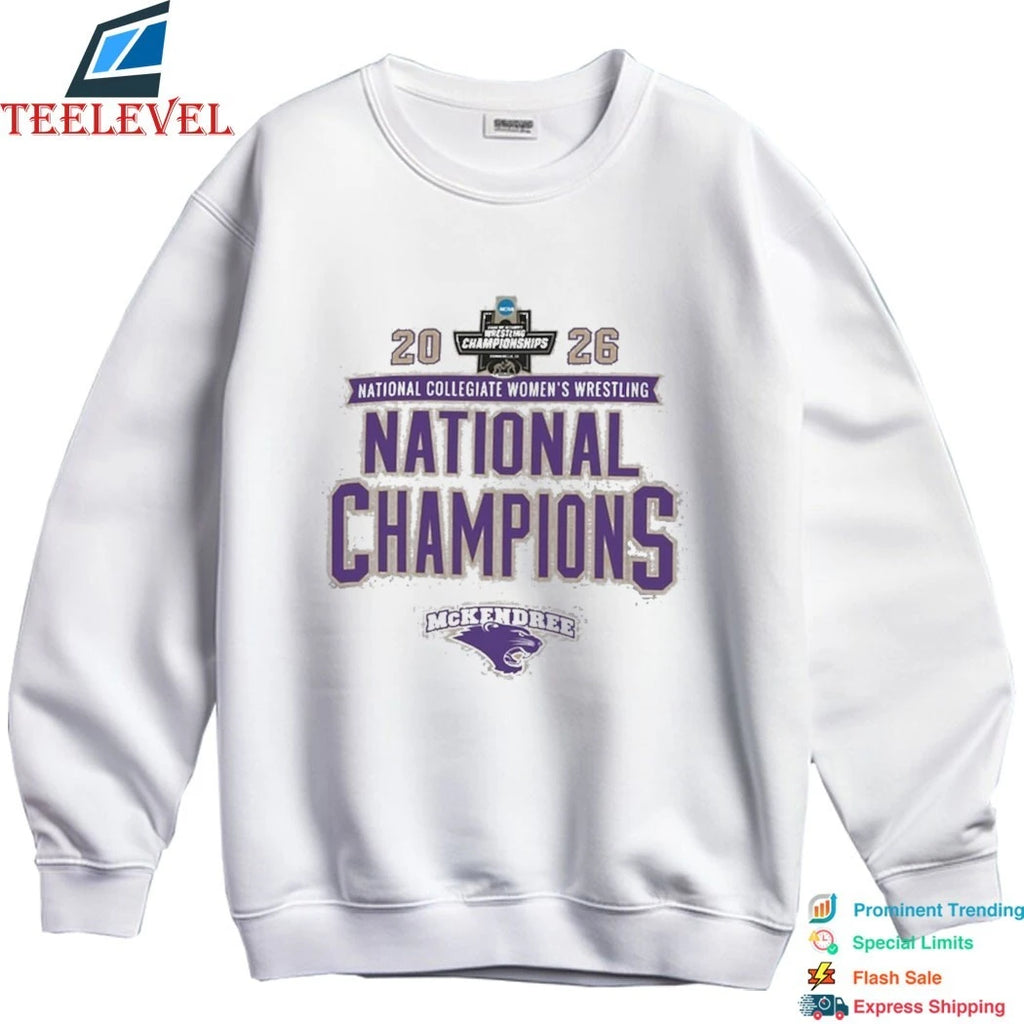 McKendree Bearcats 2026 NCAA Women’s Wrestling National Champions Shirts