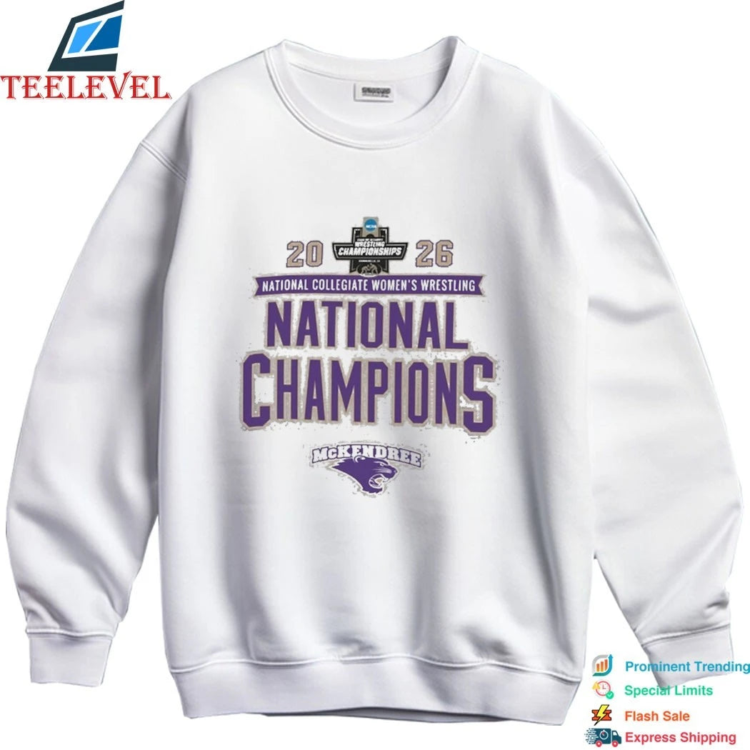McKendree Bearcats 2026 NCAA Women’s Wrestling National Champions Shirts